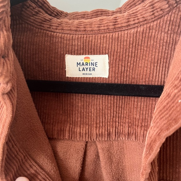 Marine Layer Max Broken In Corduroy Overshirt - Picture 3 of 3